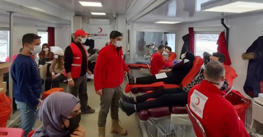 Şefaatli an Meslek Yüksekokulu’nda Kızılay Kan Bağışı Kampanyası